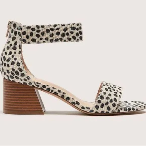 Addition Elle Wide Ankle Strap Cheetah Print Sandal - Picture 1 of 7